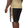 New Orleans Saints NFL Mens Side Stripe Training Shorts