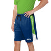 Seattle Seahawks NFL Mens Side Stripe Training Shorts