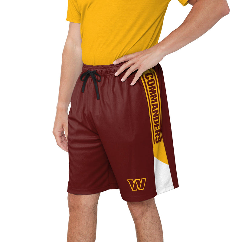 Washington Commanders NFL Mens Side Stripe Training Shorts