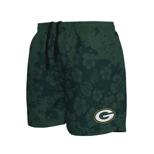 Green Bay Packers NFL Mens Color Change-Up Swimming Trunks