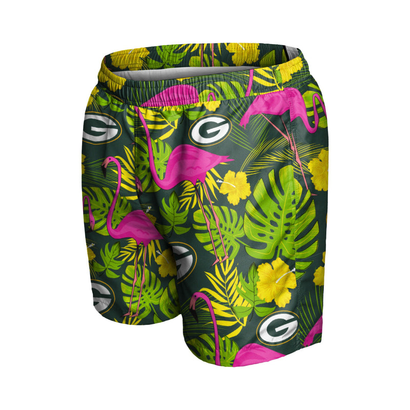 Green Bay Packers NFL Mens Highlights Swimming Trunks