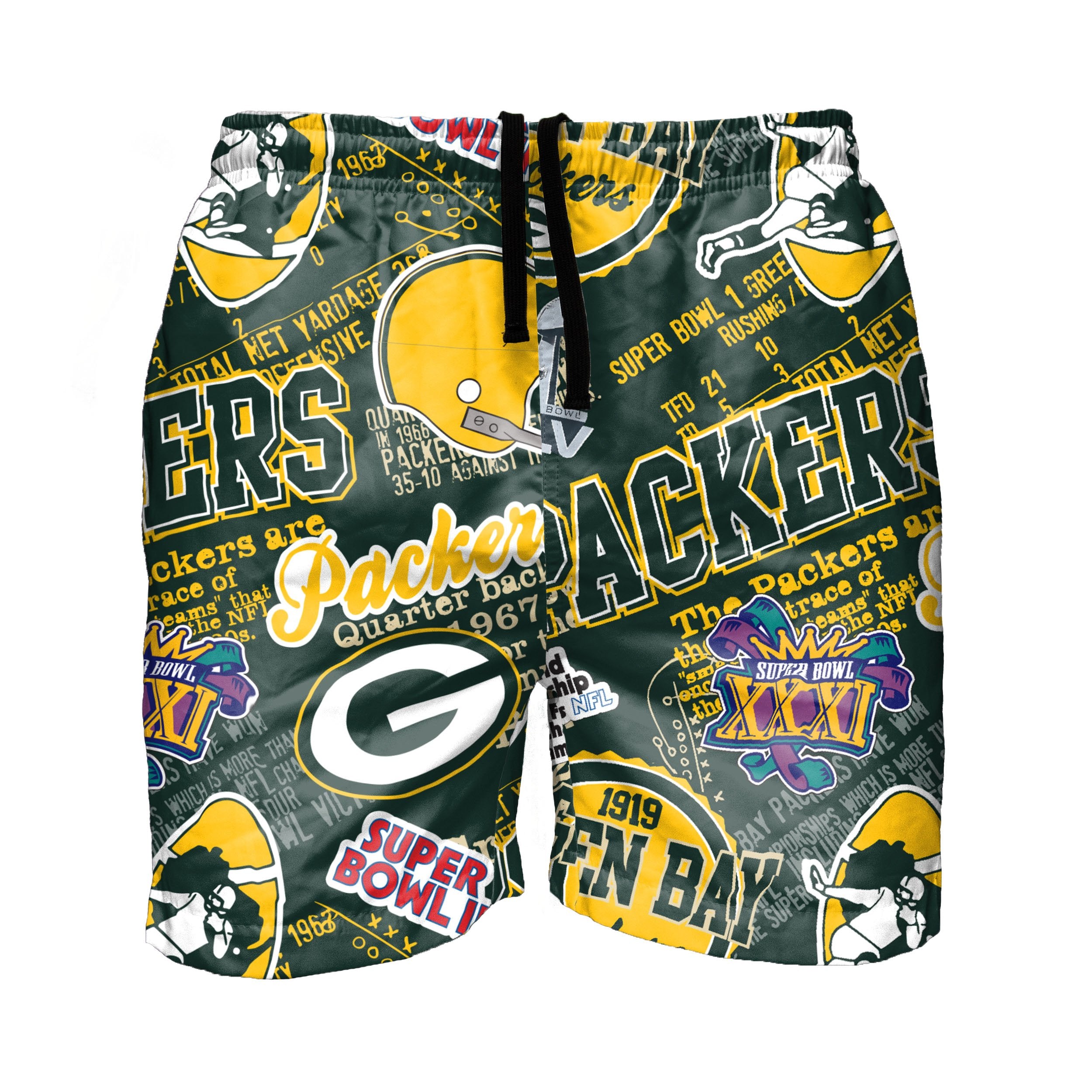 NFL Green Bay Packers Boy's Licensed Swim Trunk