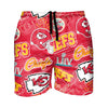 Kansas City Chiefs NFL Mens Logo Rush Swimming Trunks