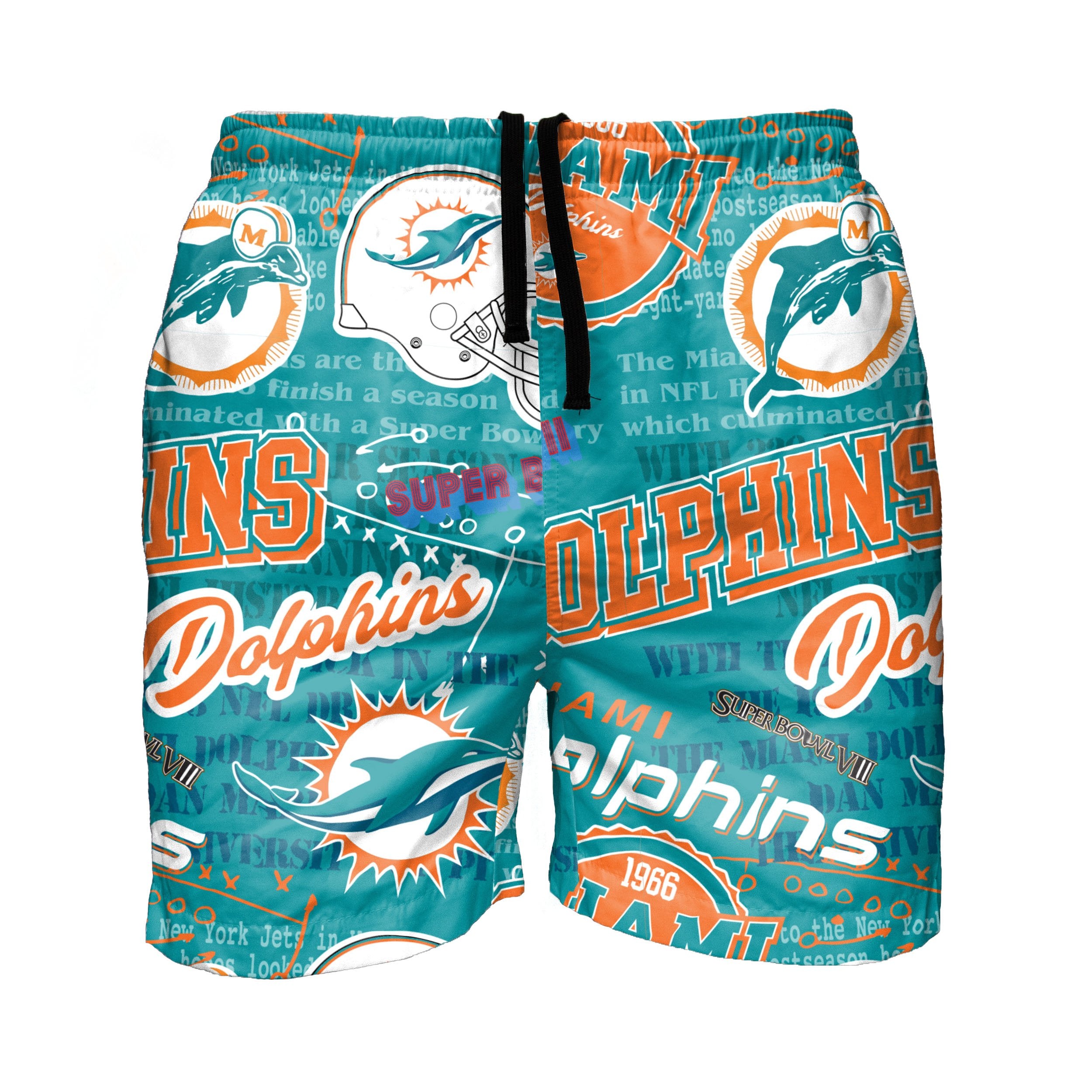 : Miami Dolphins Swim Trunks Men