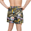 Pittsburgh Steelers NFL Mens Logo Rush Swimming Trunks