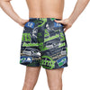 Seattle Seahawks NFL Mens Logo Rush Swimming Trunks