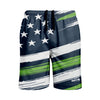 Seattle Seahawks NFL Mens Americana Swimming Trunks