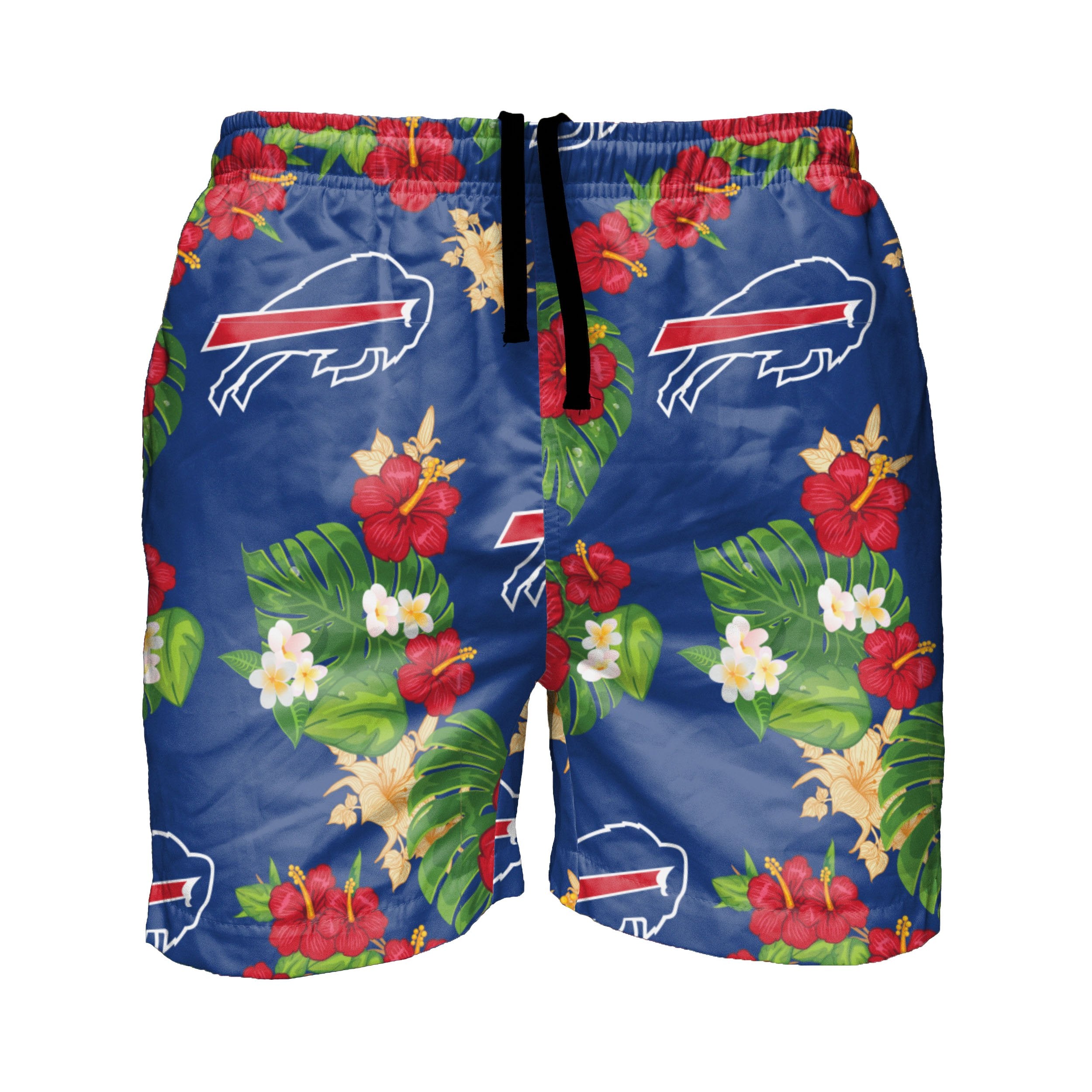 Buffalo Bills Mens Football Board Shorts Summer Drawstring Surf Swim Trunks  Gift