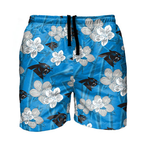 Denver Broncos Hibiscus Swimming Trunks