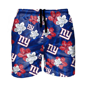 New York Giants Skull1 Summer Hawaiian Shirt And Shorts - Banantees