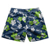 Seattle Seahawks NFL Mens Hibiscus Slim Fit 5.5" Swimming Trunks