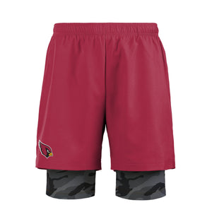 Arizona Cardinals NFL Mens Team Color Camo Liner Shorts
