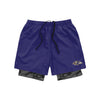 Baltimore Ravens NFL Mens Team Color Camo Liner Shorts