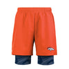 Denver Broncos NFL Mens Team Color Camo Liner Shorts