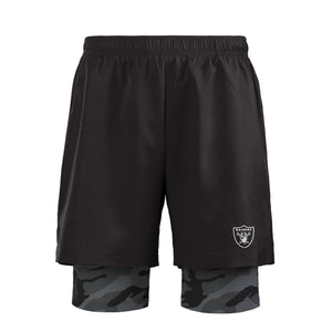 Las Vegas Raiders NFL Mens Team Color Camo Liner Shorts