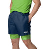 Seattle Seahawks NFL Mens Team Color Camo Liner Shorts