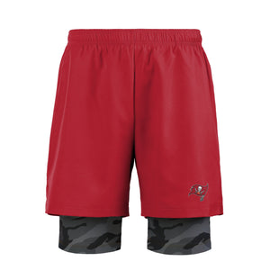 Tampa Bay Buccaneers NFL Mens Team Color Camo Liner Shorts