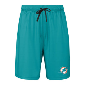 Miami Dolphins NFL Mens Team Workout Training Shorts