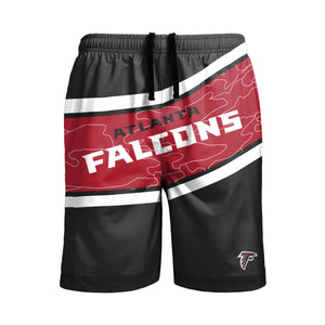 Atlanta Falcons NFL Mens Big Wordmark Swimming Trunks