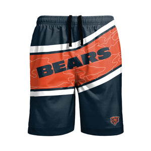 Chicago Bears NFL Mens Big Wordmark Swimming Trunks