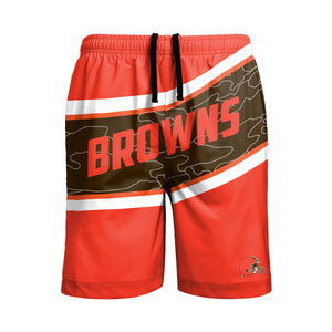 Cleveland Browns NFL Mens Original Big Wordmark Swimming Trunks