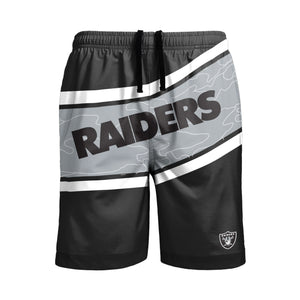 Las Vegas Raiders NFL Mens Big Wordmark Swimming Trunks