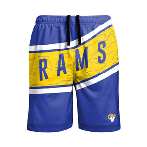 Los Angeles Rams NFL Mens Big Wordmark Swimming Trunks