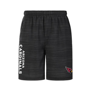 Arizona Cardinals NFL Mens Heathered Black Woven Liner Shorts