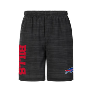 Buffalo Bills NFL Mens Heathered Black Woven Liner Shorts
