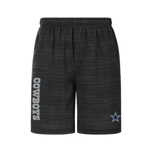 Dallas Cowboys NFL Mens Heathered Black Woven Liner Shorts