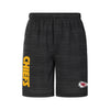 Kansas City Chiefs NFL Mens Heathered Black Woven Liner Shorts