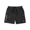 New Orleans Saints NFL Mens Heathered Black Woven Liner Shorts