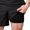 Pittsburgh Steelers NFL Mens Heathered Black Woven Liner Shorts