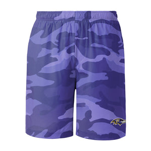 Baltimore Ravens NFL Mens Tonal Camo Woven Shorts