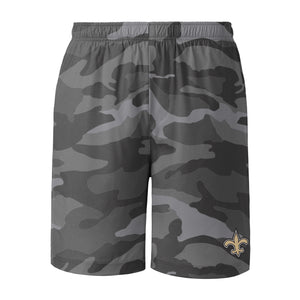 New Orleans Saints NFL Mens Tonal Camo Woven Shorts
