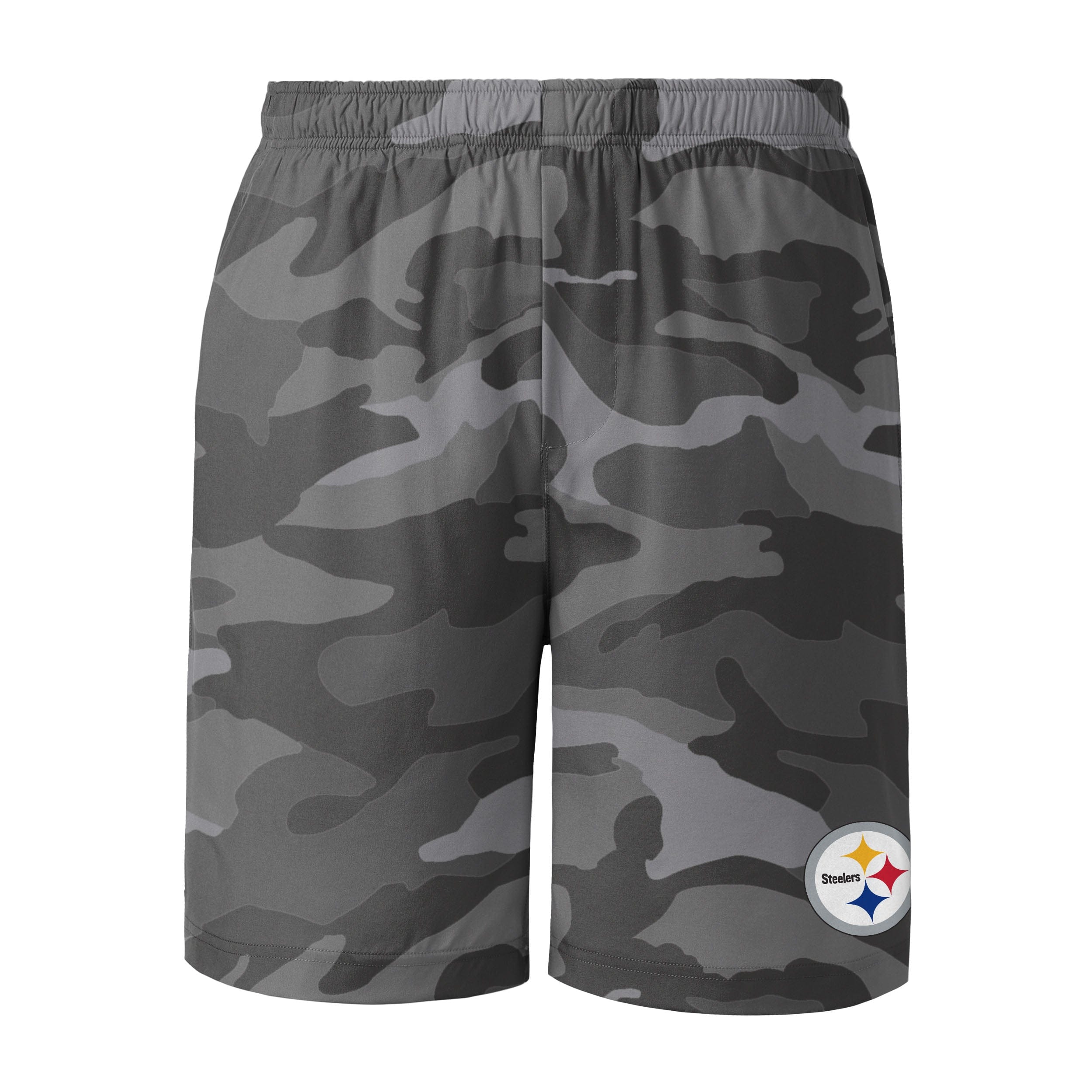 Pittsburgh Steelers NFL Mens Tonal Camo Woven Shorts