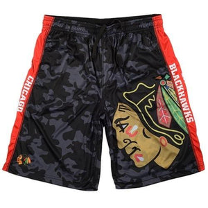 Chicago Blackhawks Big Logo Polyester Shorts