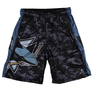 San Jose Sharks Big Logo Polyester Shorts
