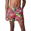 Montreal Canadiens NHL Mens Floral Slim Fit 5.5" Swimming Suit Trunks