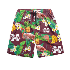 Mississippi State Bulldogs NCAA Mens Floral Shorts