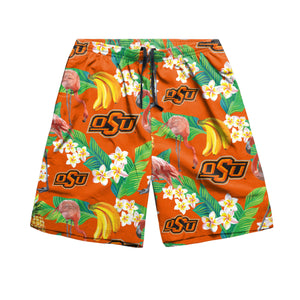 Oklahoma State Cowboys NCAA Mens Floral Shorts
