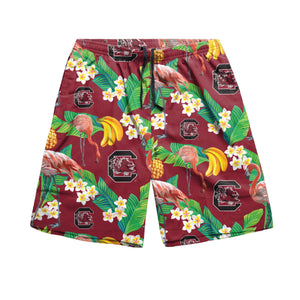 South Carolina Gamecocks NCAA Mens Floral Shorts