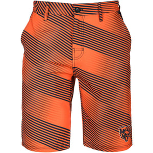 Chicago Bears NFL 2017 Mens Diagonal Stripe Walking Shorts