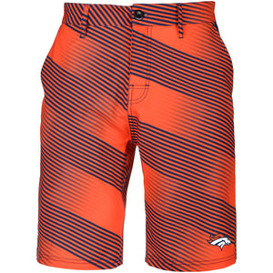 Denver Broncos NFL 2017 Mens Diagonal Stripe Walking Shorts