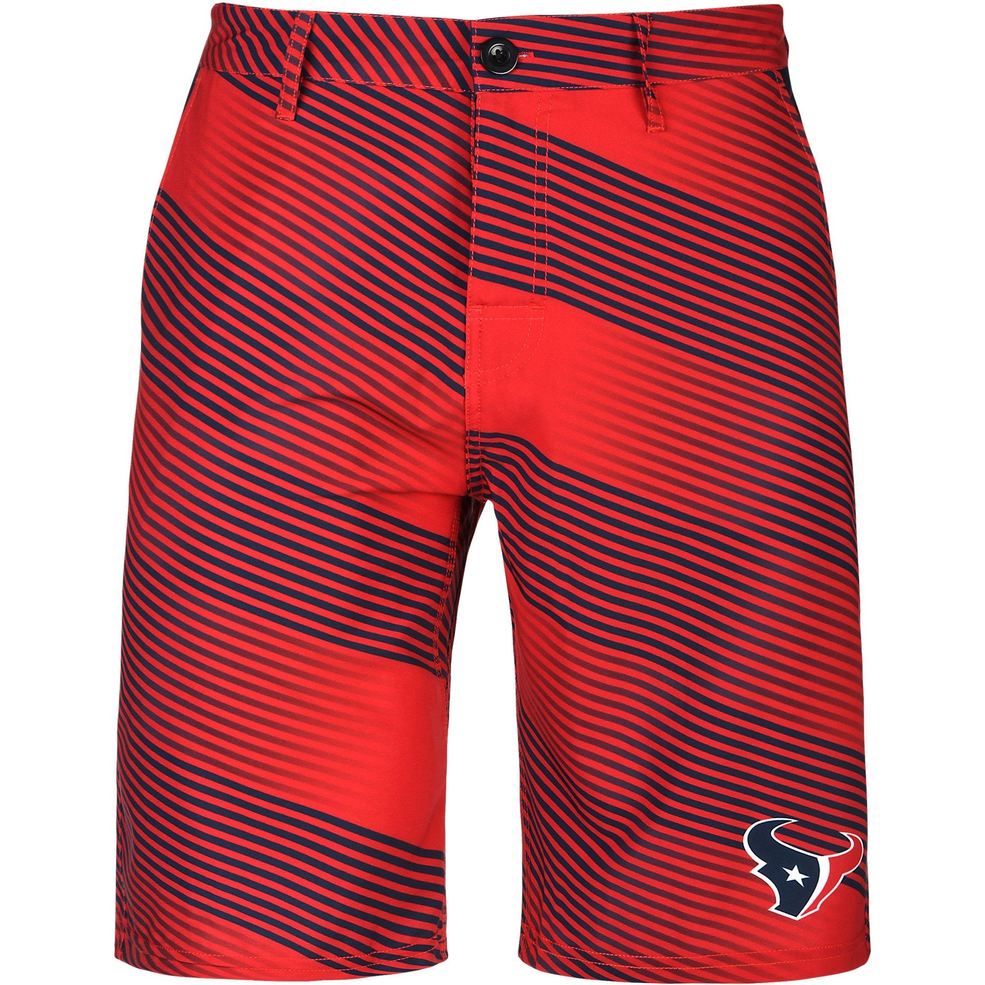 Houston Texans NFL 2017 Mens Diagonal Stripe Walking Shorts