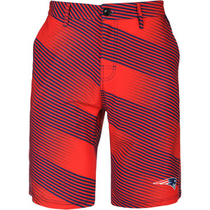 New England Patriots NFL 2017 Mens Diagonal Stripe Walking Shorts