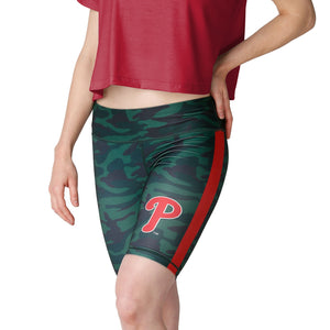 Philadelphia Phillies MLB Womens Camo Bike Shorts