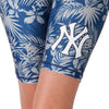 New York Yankees MLB Womens Floral Bike Shorts