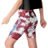 St Louis Cardinals MLB Womens Team Color Tie-Dye Bike Shorts