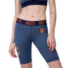 New York Mets MLB Womens Team Color Static Bike Shorts